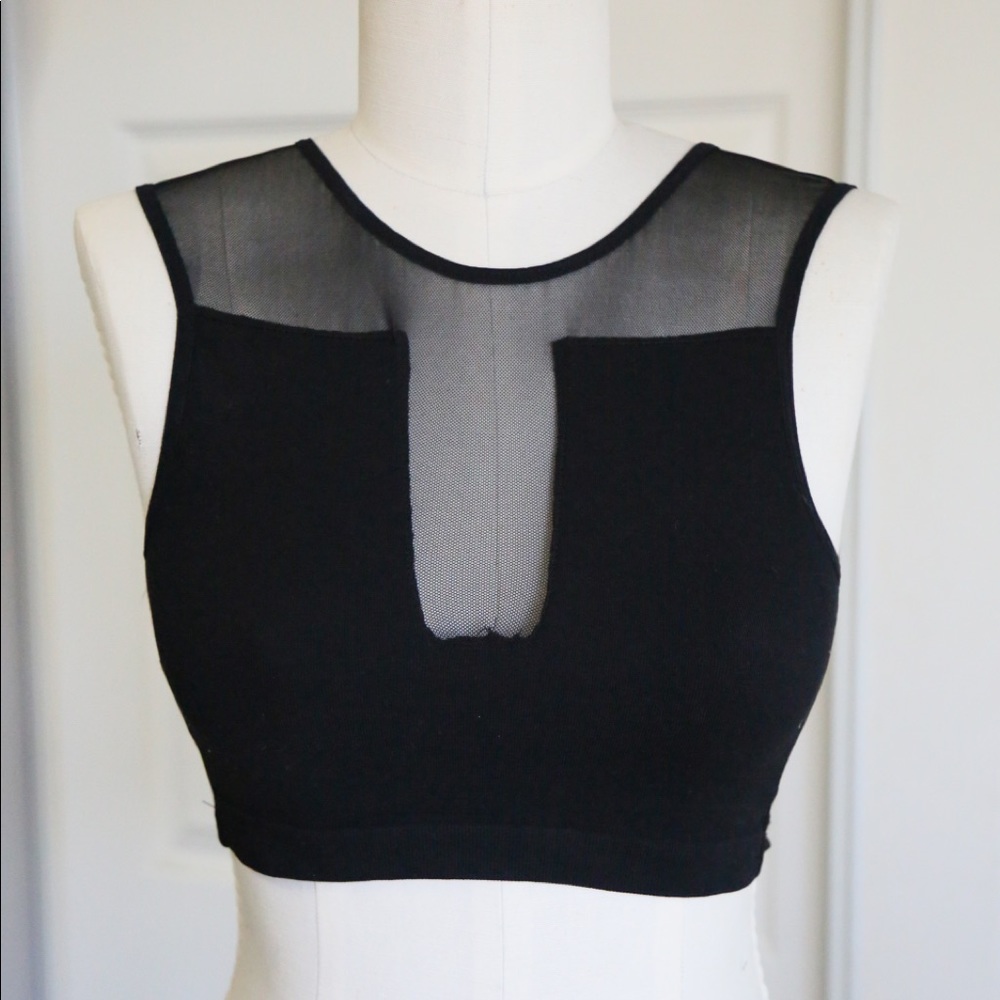 Free People Mesh Crop Top!